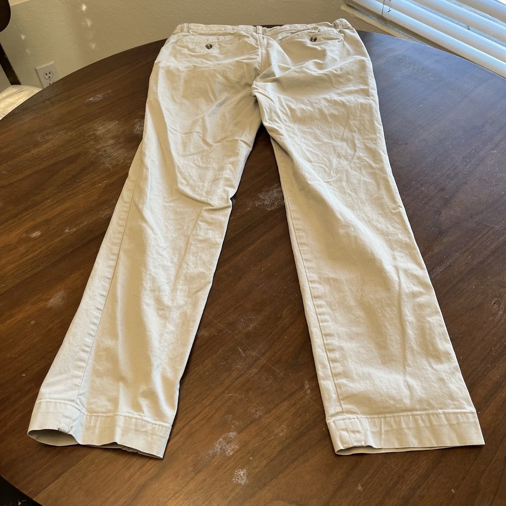 Polo Ralph Lauren Pants Mens 32x32 Tan Khaki Stretch Slim Fit Chino Twill Casual - Picture 3 of 16